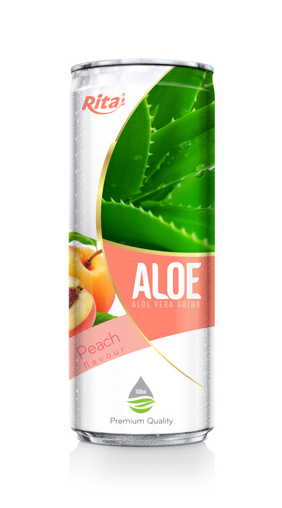 330ml Peach Flavor Aloe Vera Drink